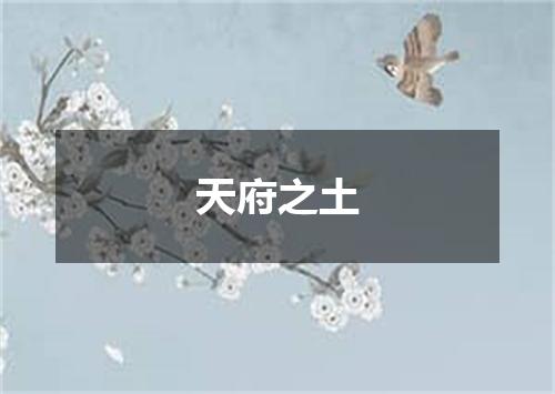 天府之土