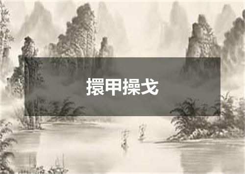 擐甲操戈