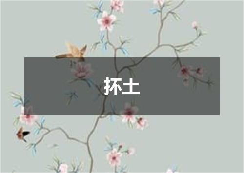 抔土
