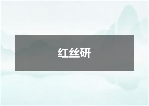 红丝研