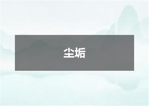 尘垢