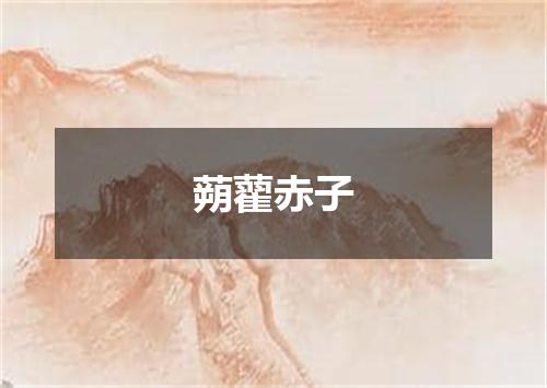 蒴藋赤子