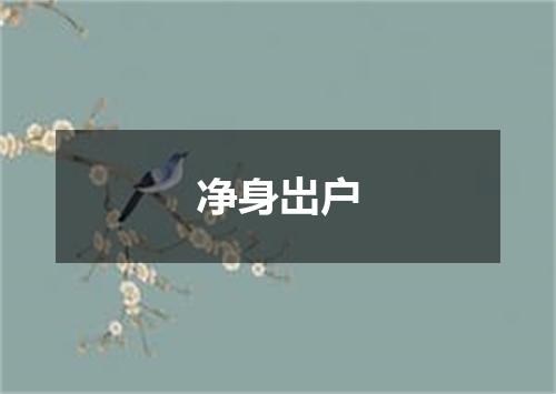 净身岀户