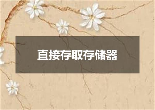 直接存取存储器