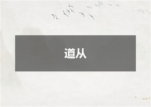 道从