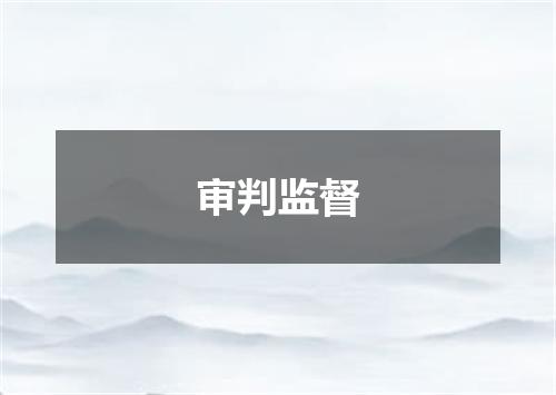 审判监督