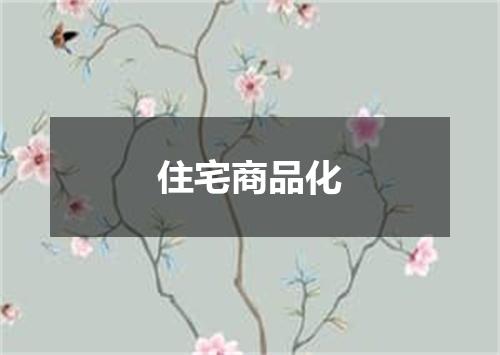 住宅商品化