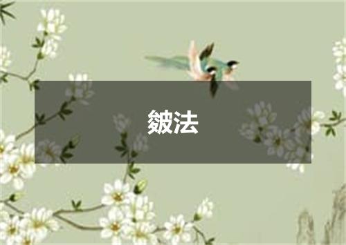 皴法