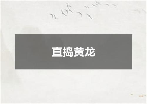 直捣黄龙