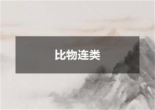 比物连类