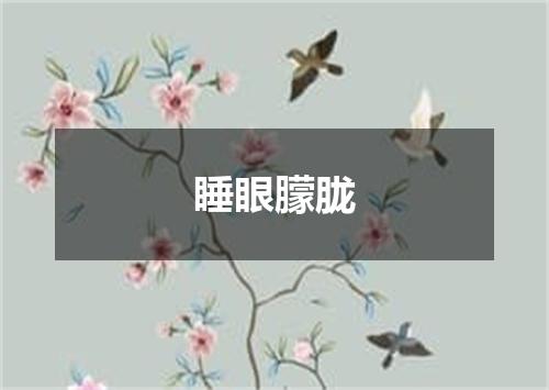 睡眼朦胧