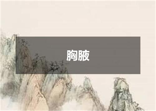 胸腋