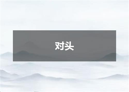 对头