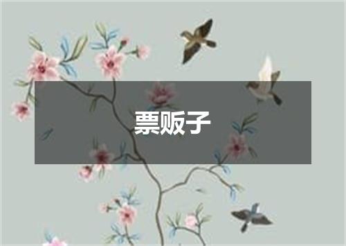 票贩子