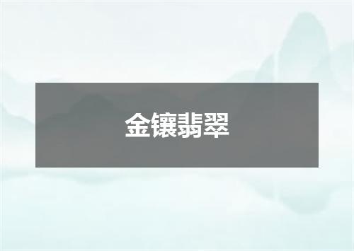 金镶翡翠