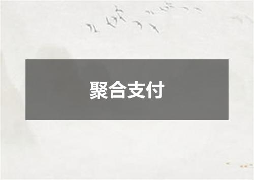 聚合支付