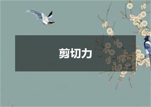 剪切力