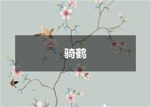 骑鹤