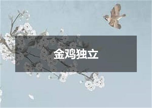 金鸡独立