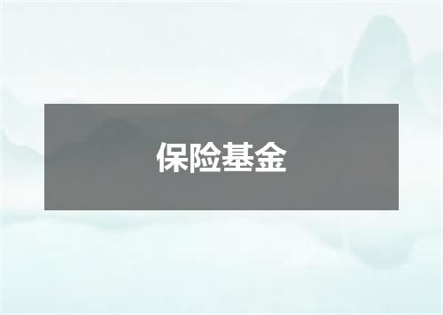 保险基金