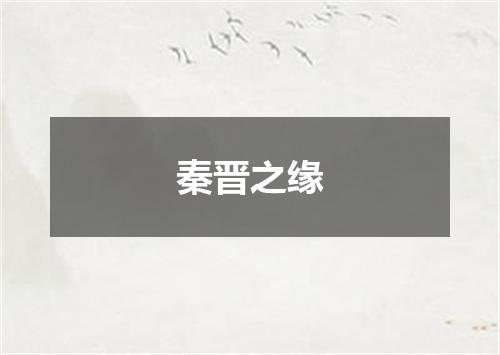 秦晋之缘