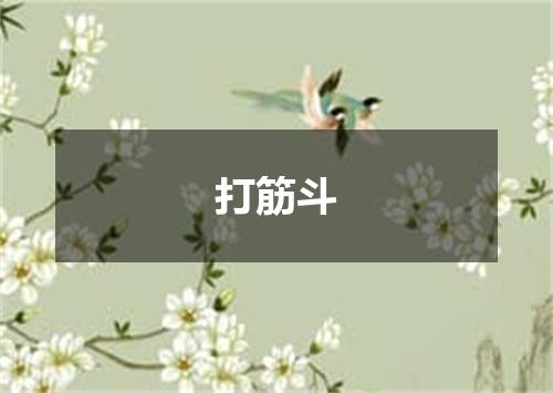 打筋斗