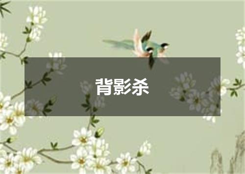 背影杀