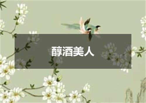 醇酒美人