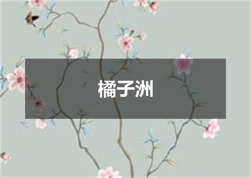 橘子洲