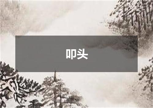 叩头