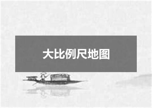 大比例尺地图