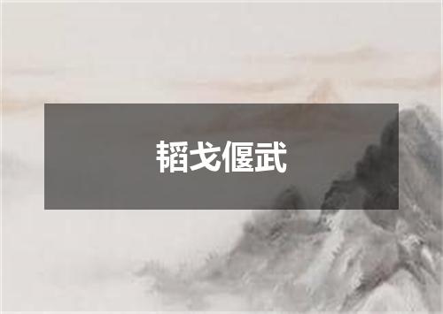 韬戈偃武