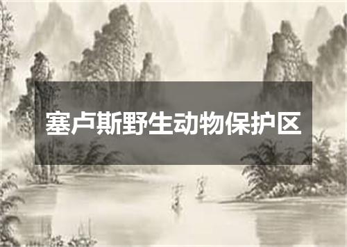 塞卢斯野生动物保护区