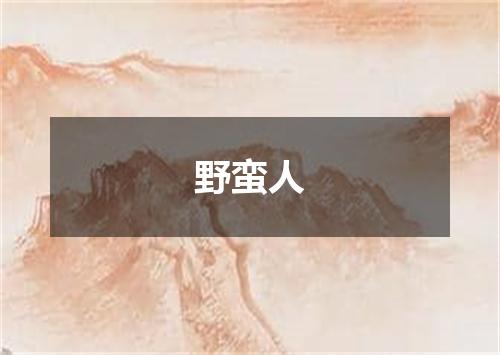 野蛮人