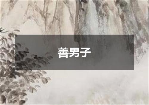 善男子