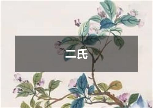 二氏