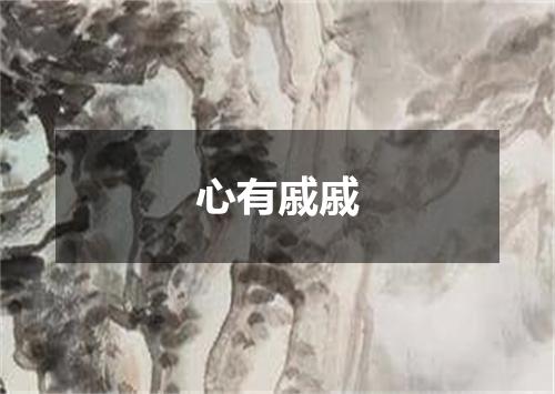 心有戚戚