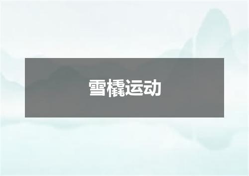 雪橇运动