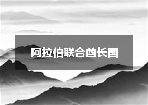 阿拉伯联合酋长国