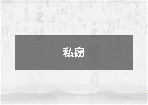 私窃
