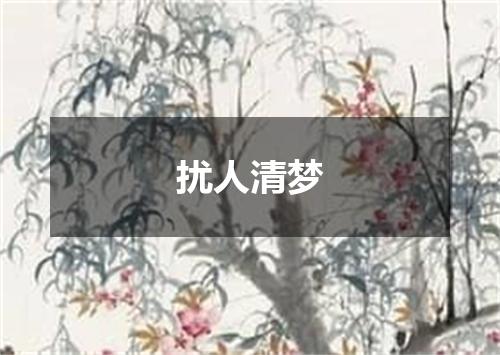扰人清梦