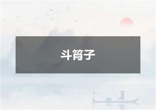 斗筲子