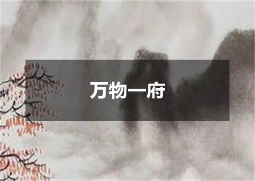 万物一府