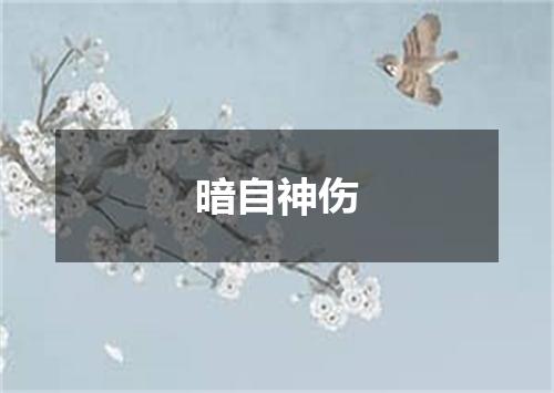 暗自神伤