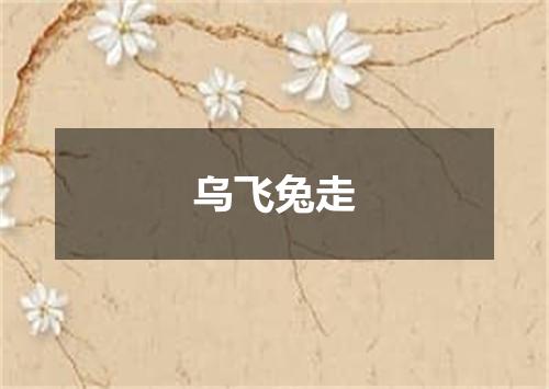 乌飞兔走