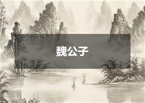 魏公子