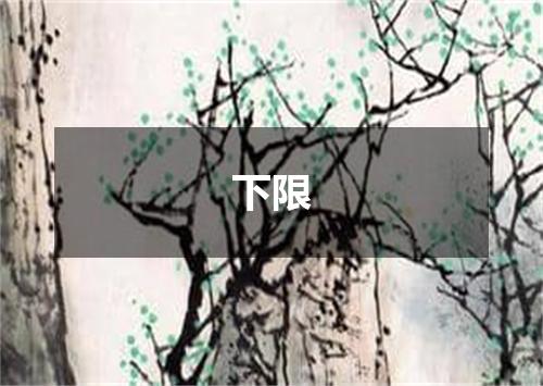 下限