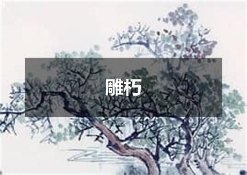 雕朽