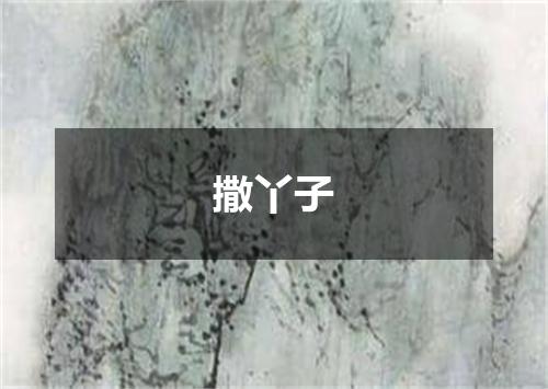 撒丫子