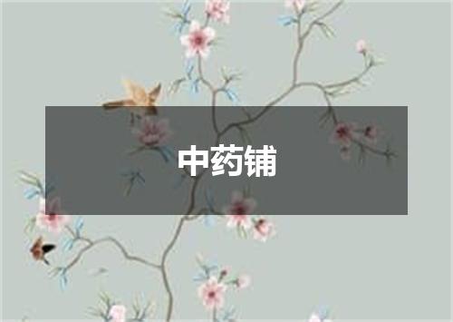 中药铺